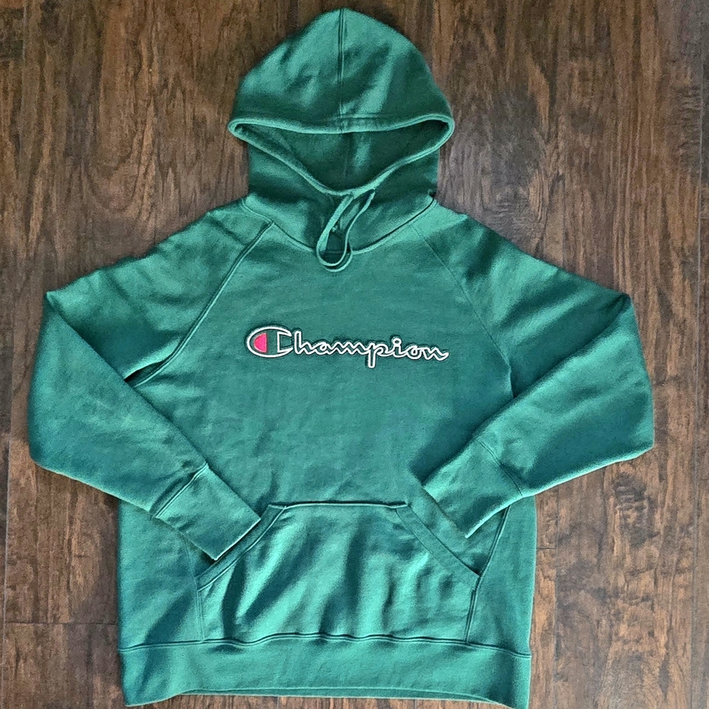 Champion Teal Men's Hoodie